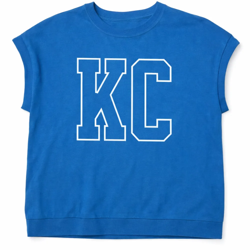 French Terry Sleeveless Sweatshirt