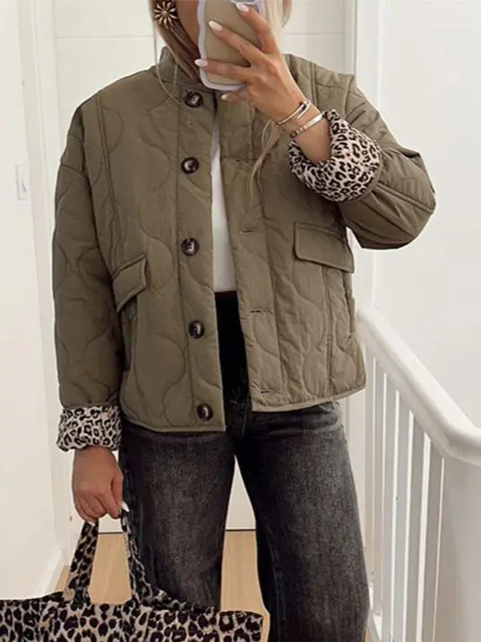 Leopard Print Everyday Coat