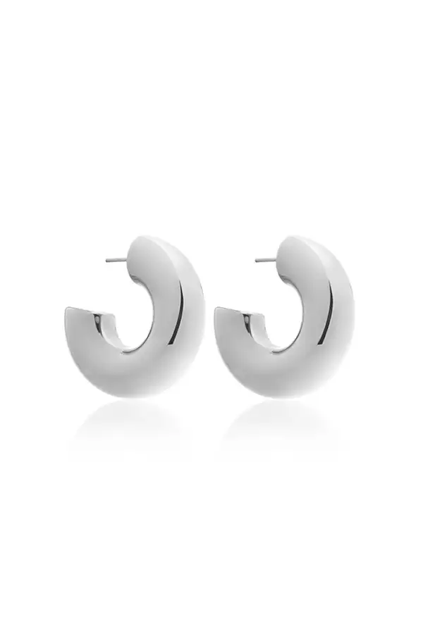Beaded Butterfly Fastening Hoop Earrings