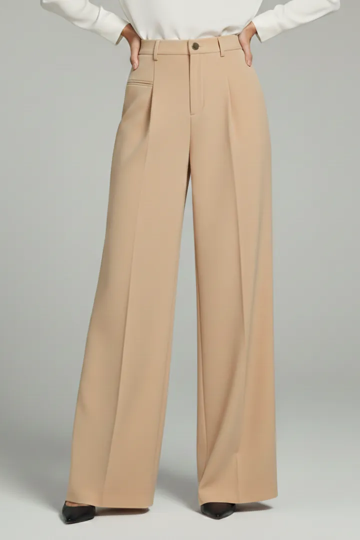  Wide Leg Casual Palazzo Pants