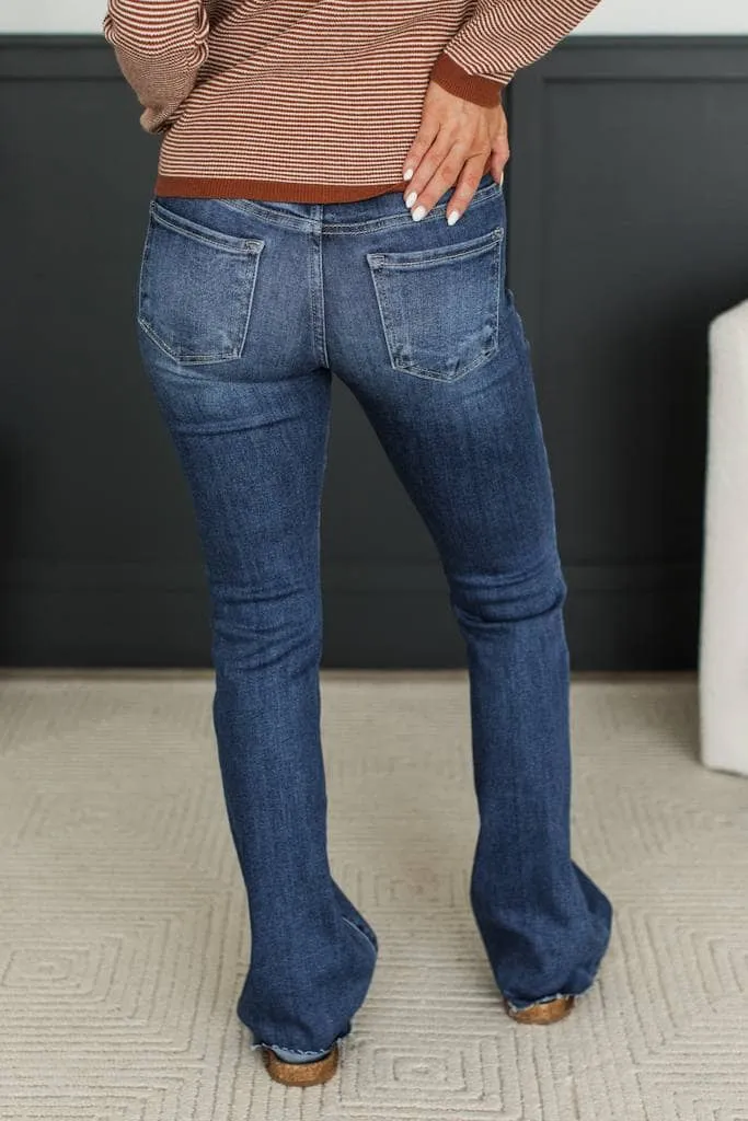 High-Rise Tummy Control Bootcut Clean Finish Everyday Jeans