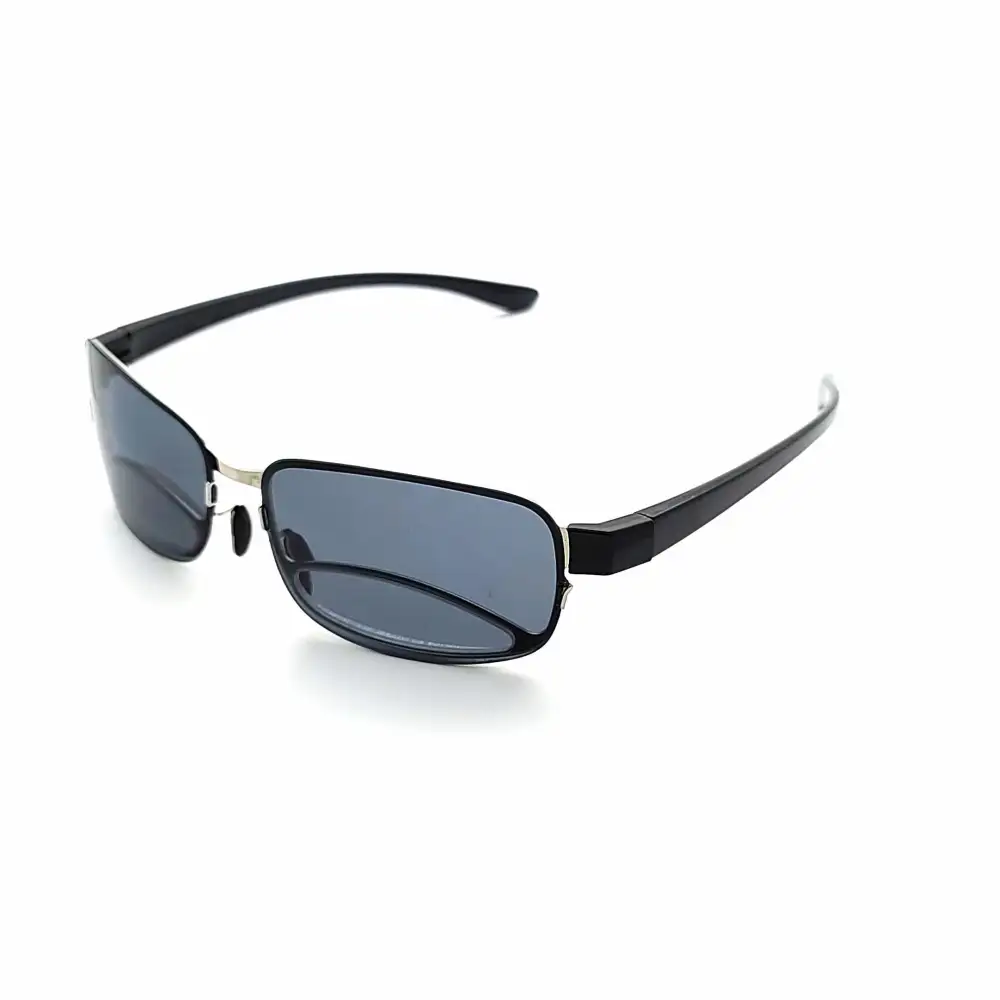 Oval Bifocal Amber-Lens Reading Sunglasses