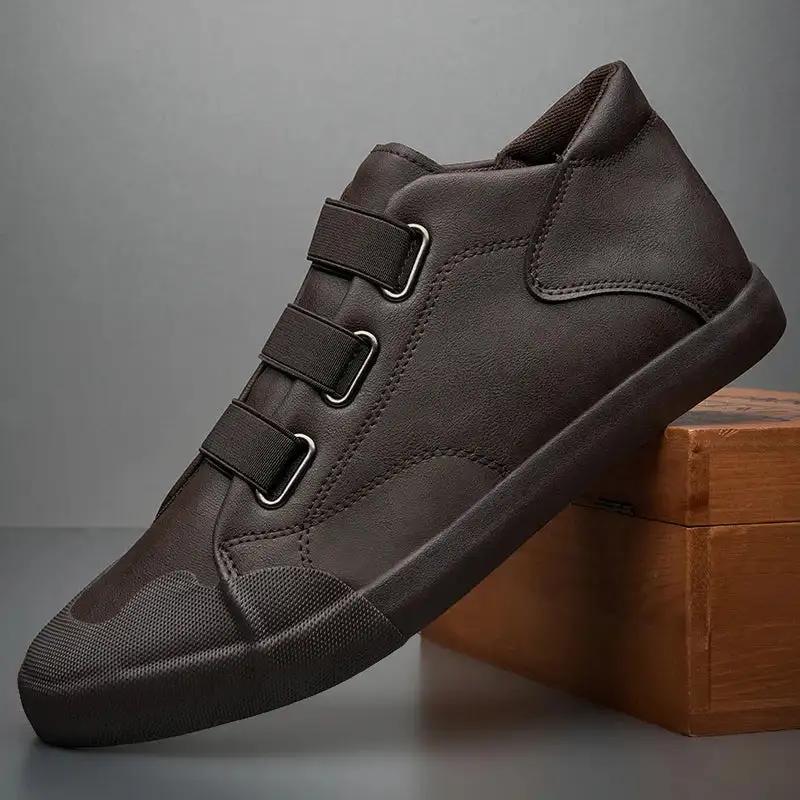 Casual Sneakers with Elastic Straps