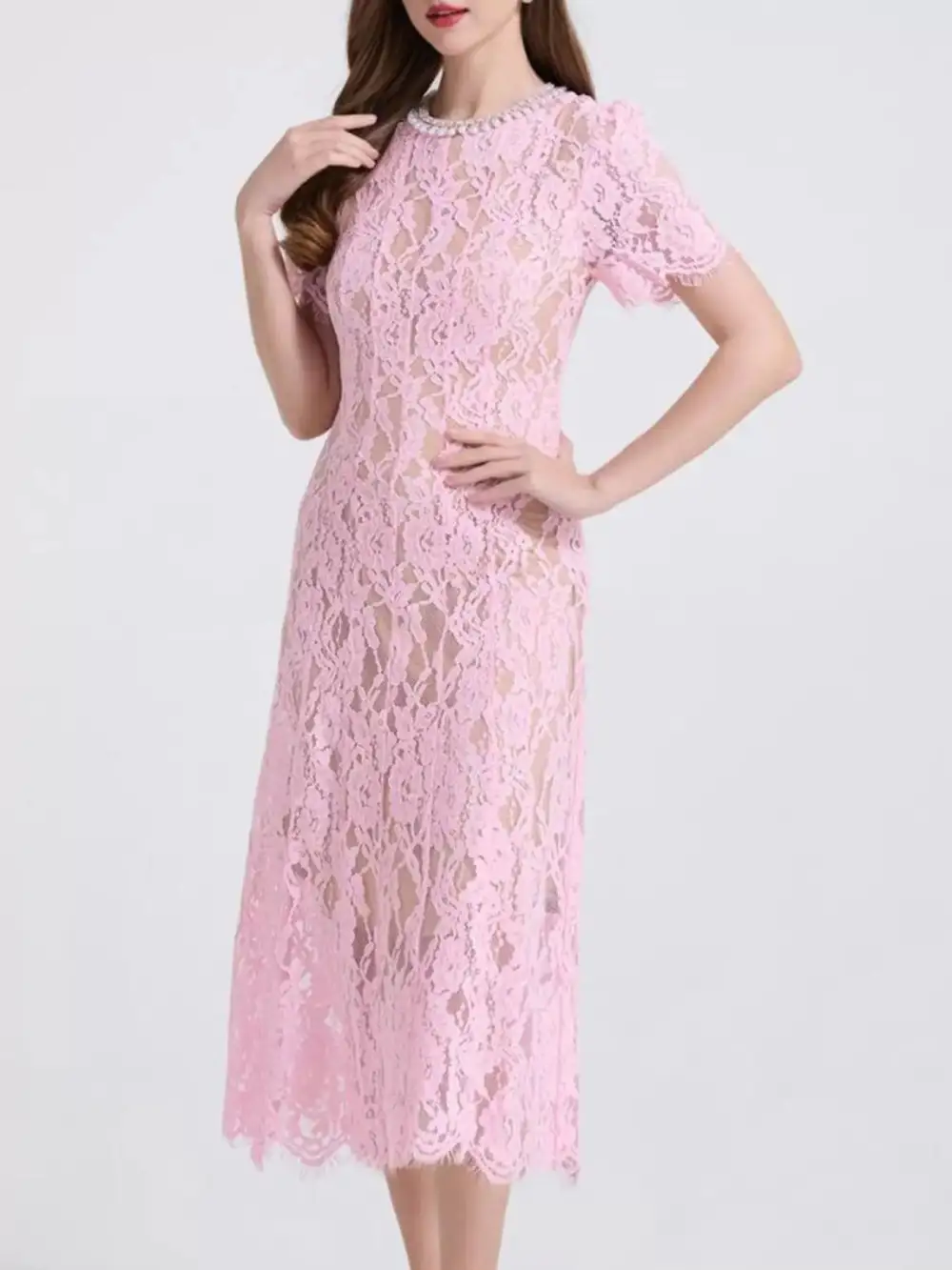 Lace Midi Dress