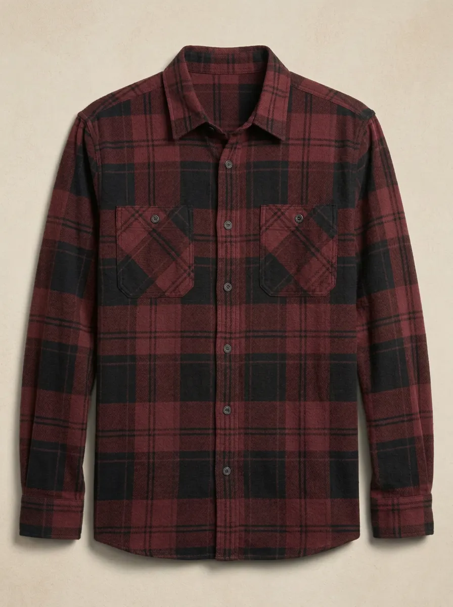 Heritage Plaid Curved Hem Shirt