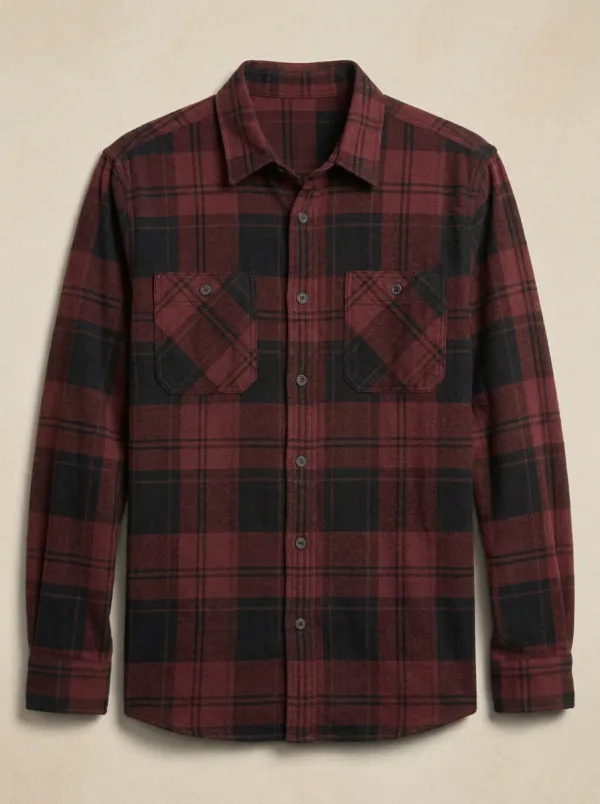 Heritage Plaid Curved Hem Shirt