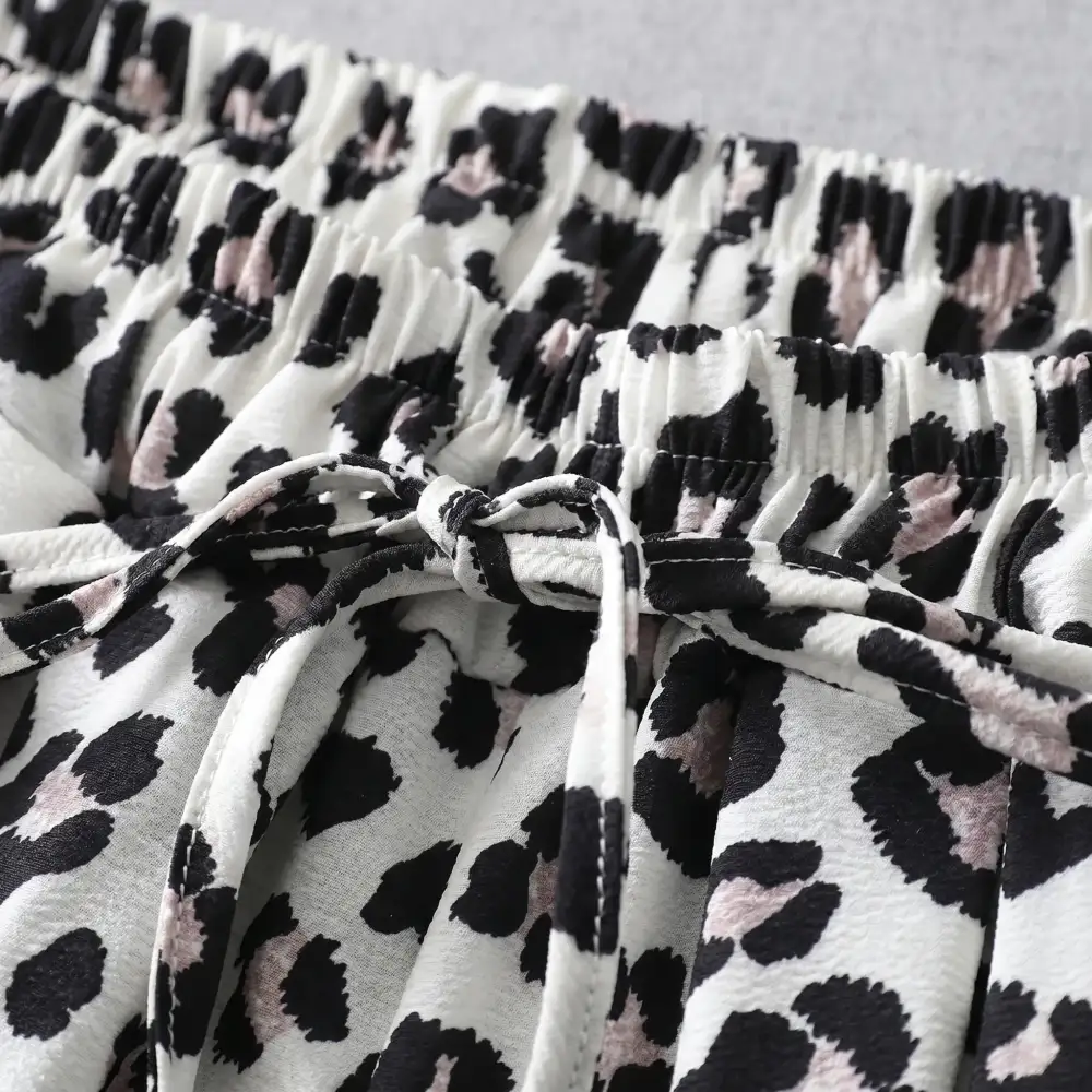 Wide Leg Animal Print