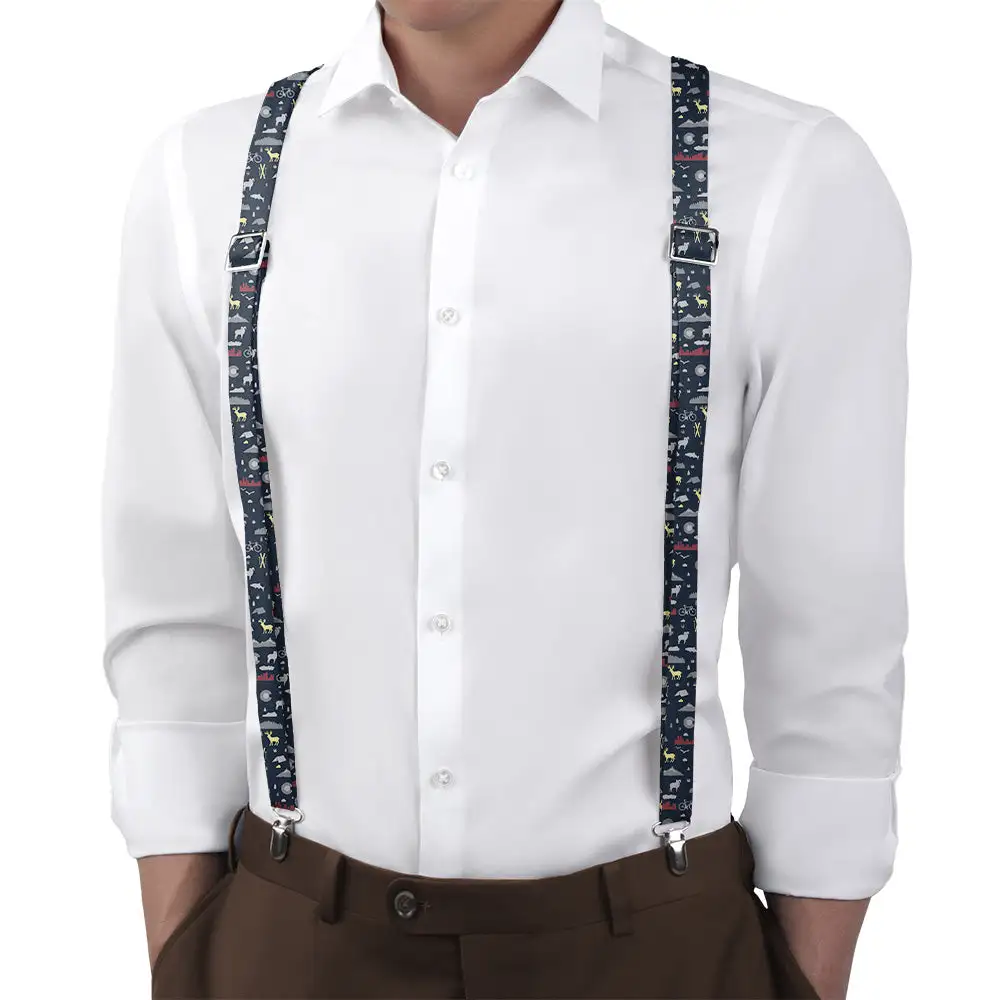 Illustrated Icon Suspenders