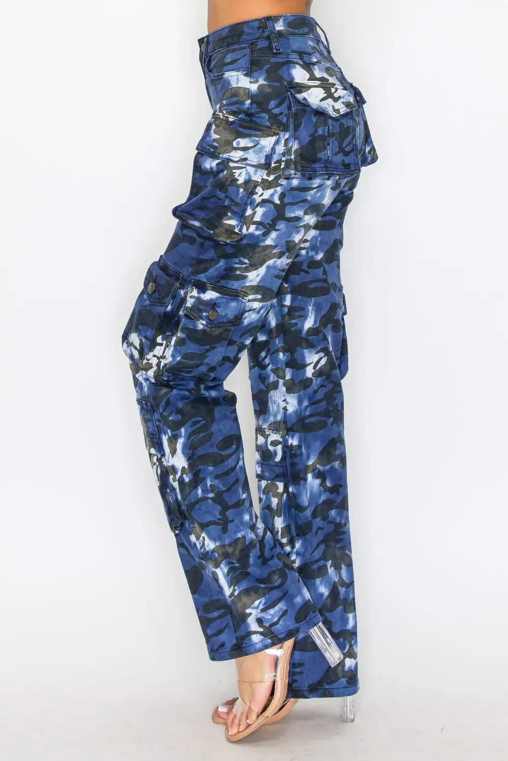 Mid-Rise Utility Cargo Pants