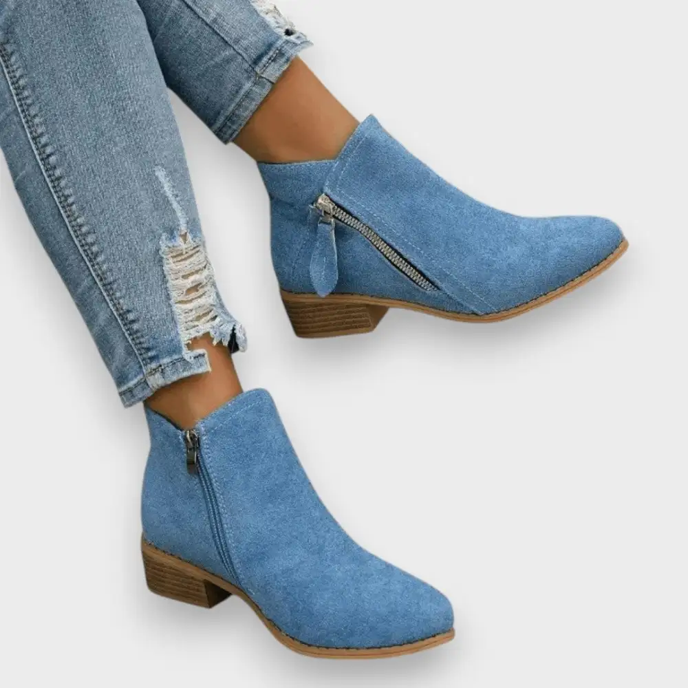 Suede Vintage Ankle Boots