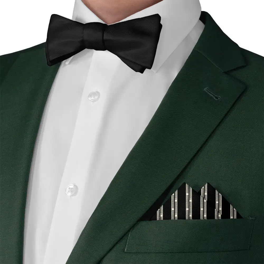 Refined Coordinated Striped Pocket Square