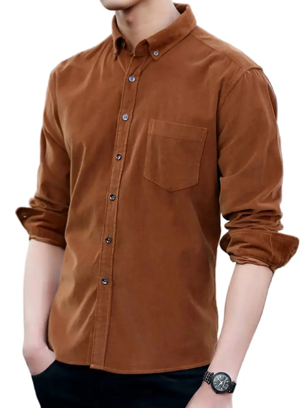 Corduroy Long Sleeve Shirt
