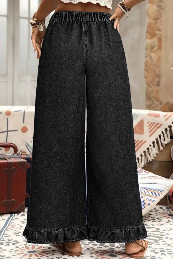 Tailored Denim Pants