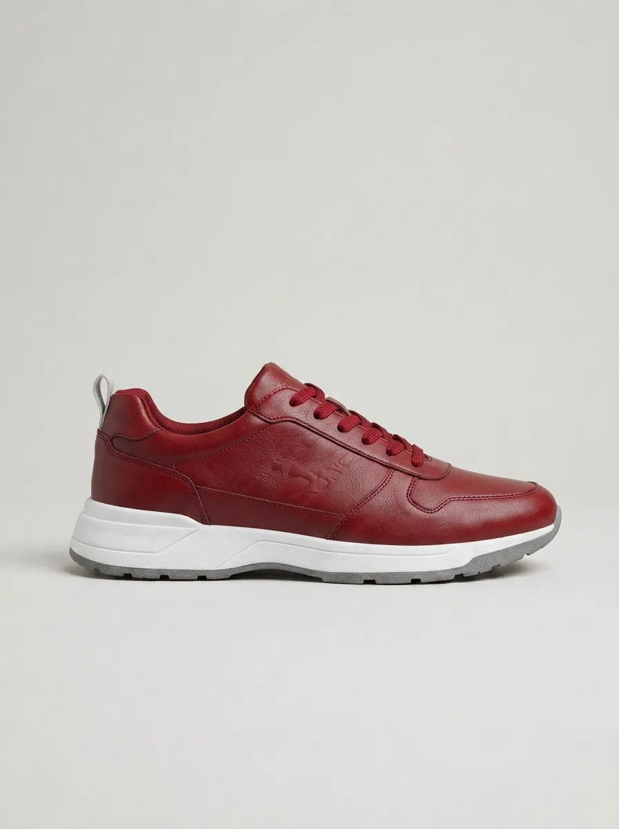 Men's Minimal Profile Lace-Up Sneakers