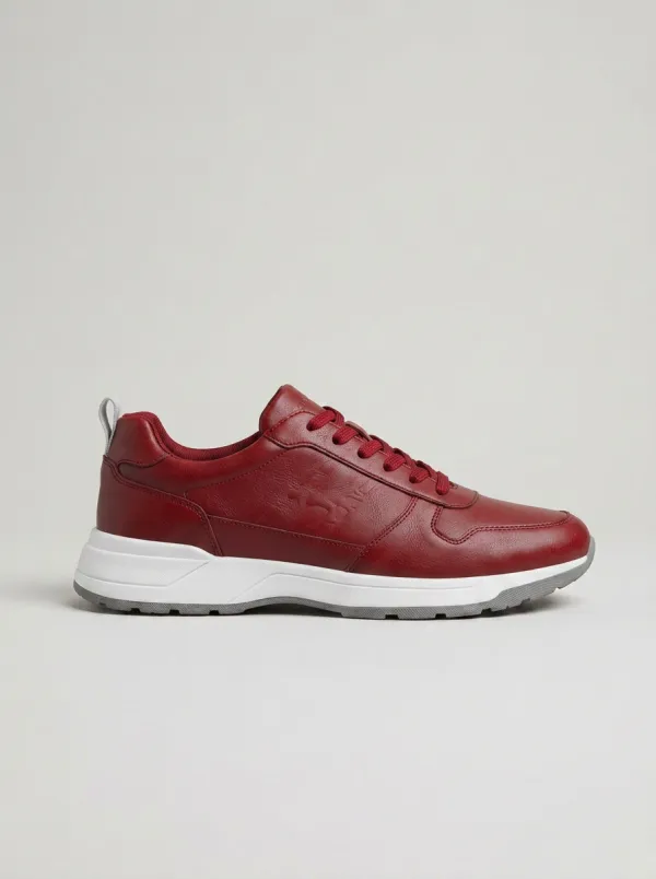 Men's Minimal Profile Lace-Up Sneakers
