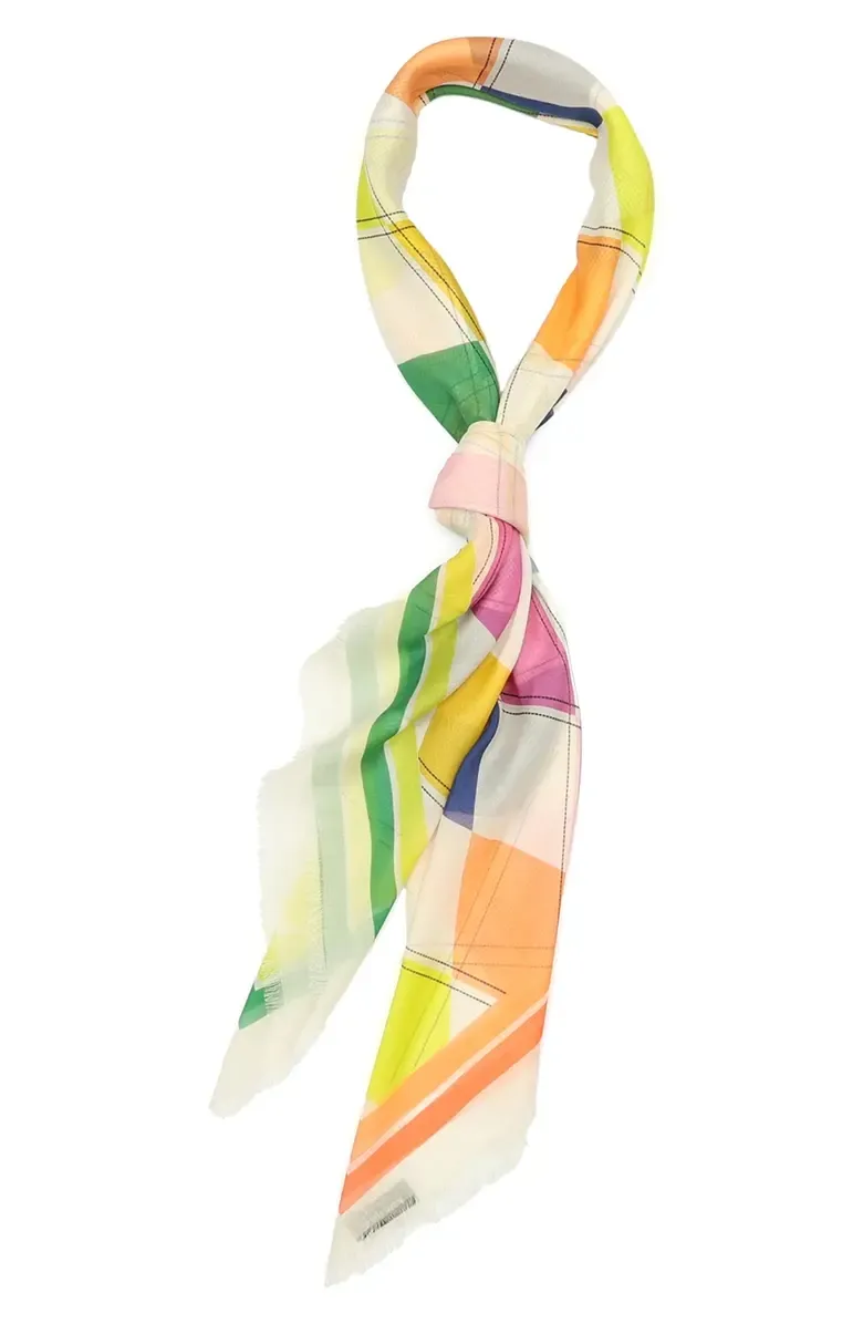Argyle square scarf