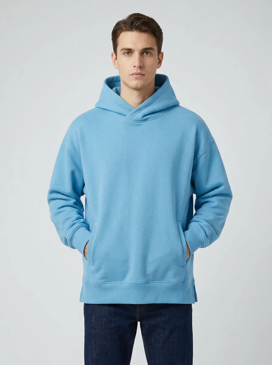 Unisex Plain Weekend Layer Hoodie