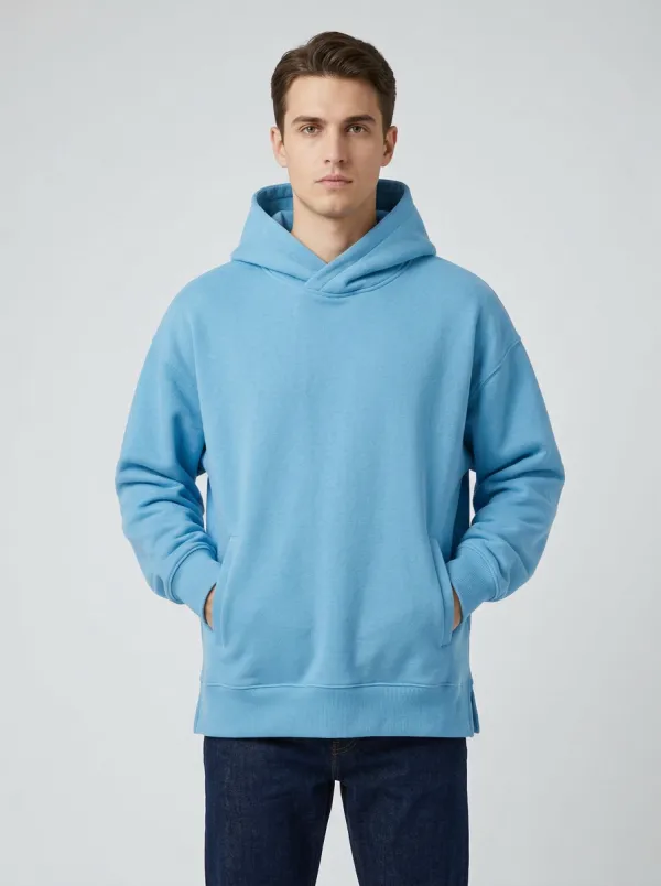 Unisex Plain Weekend Layer Hoodie