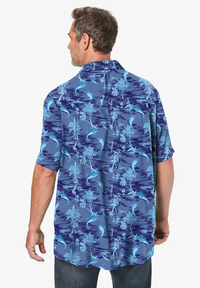 Printed Camp Shirt