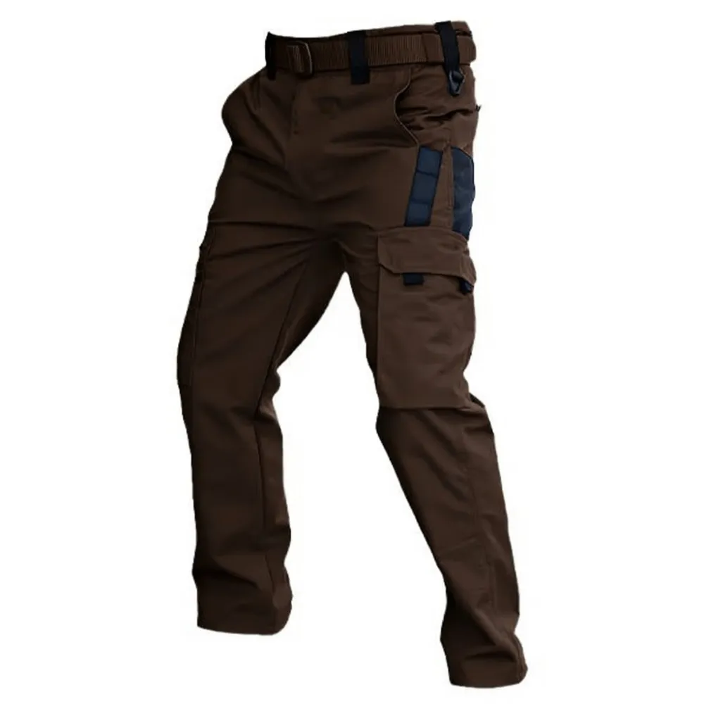Men's Solid Color Tactical Work Pants
