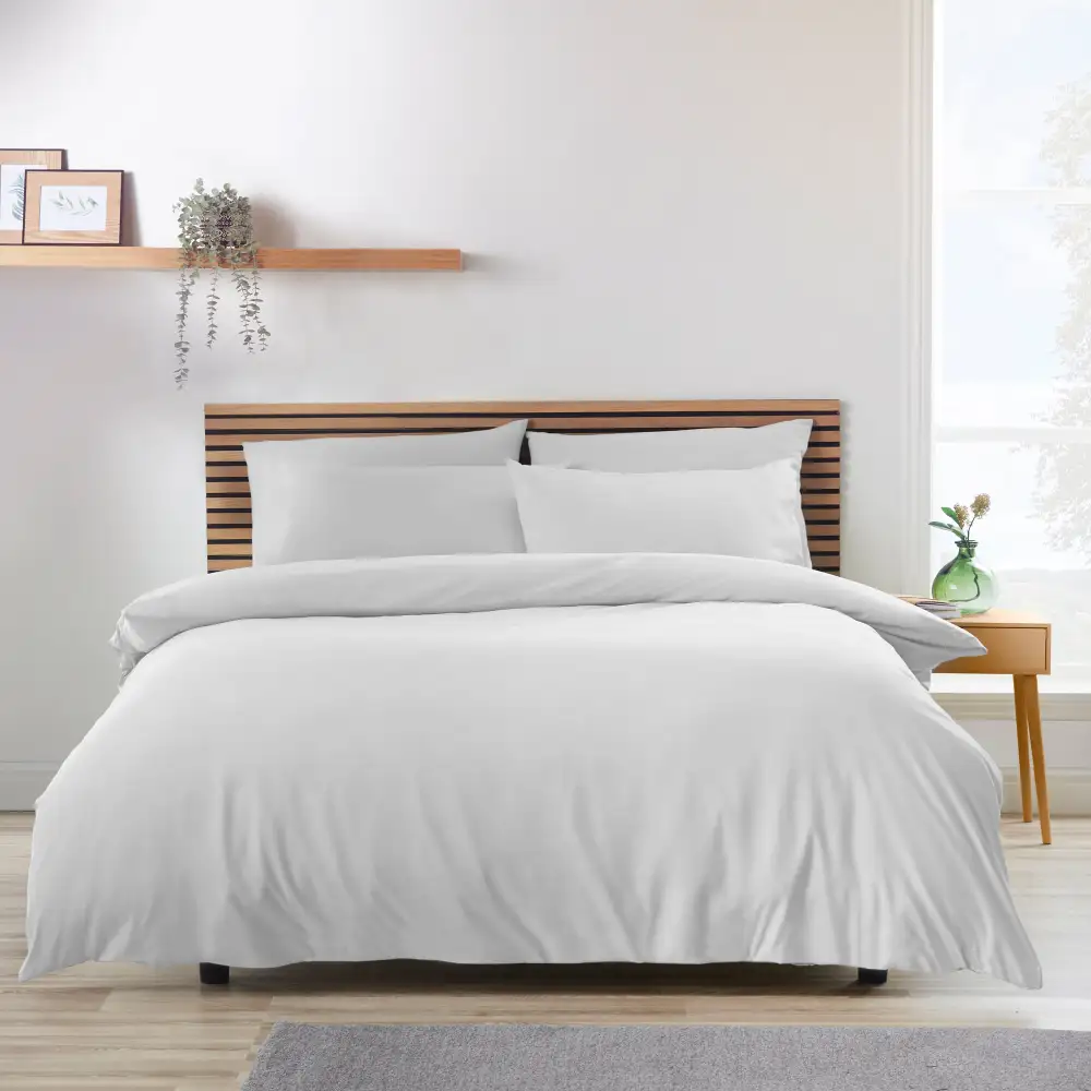 Relaxed Bedroom Printed Microfiber Duvet Cover Set