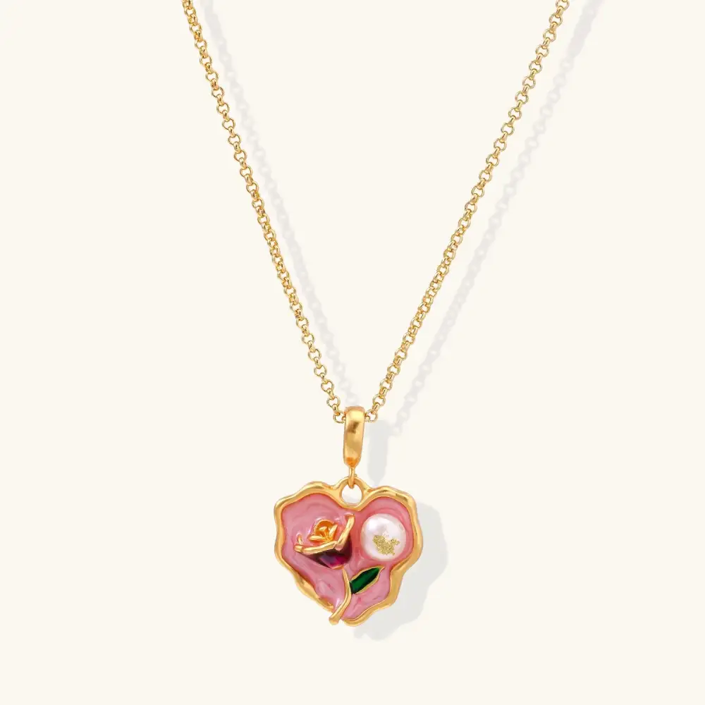 Garden Heart Necklace