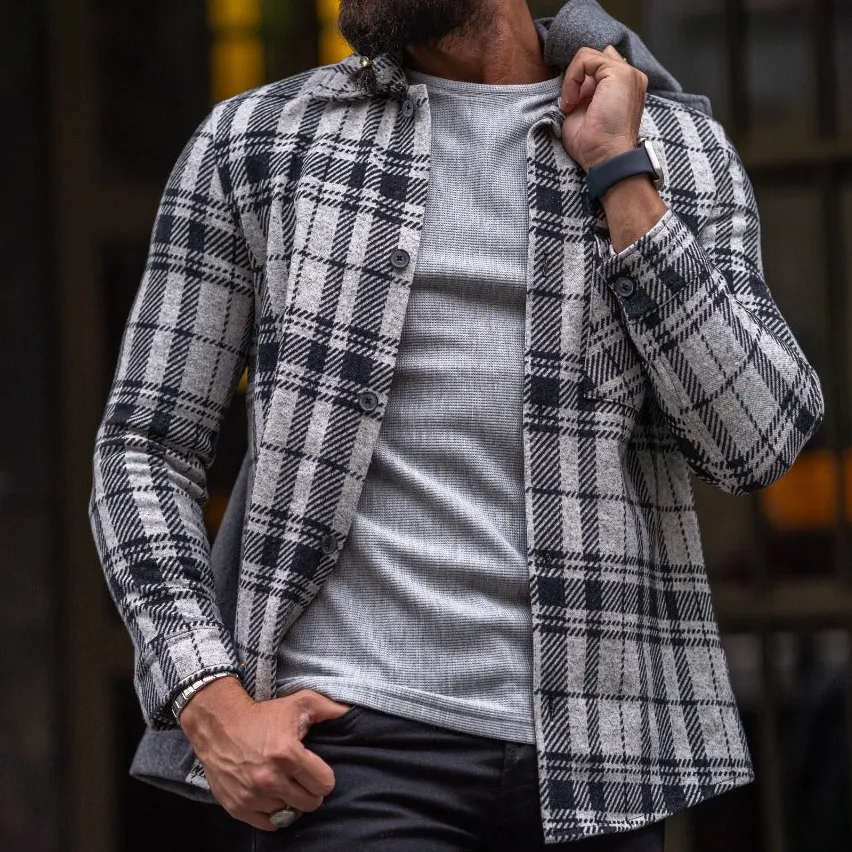 Classic Slim Fit Striped Cotton Casual Shirt