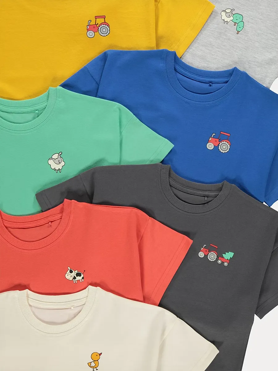 Bright Farm T Shirts 7 Pack