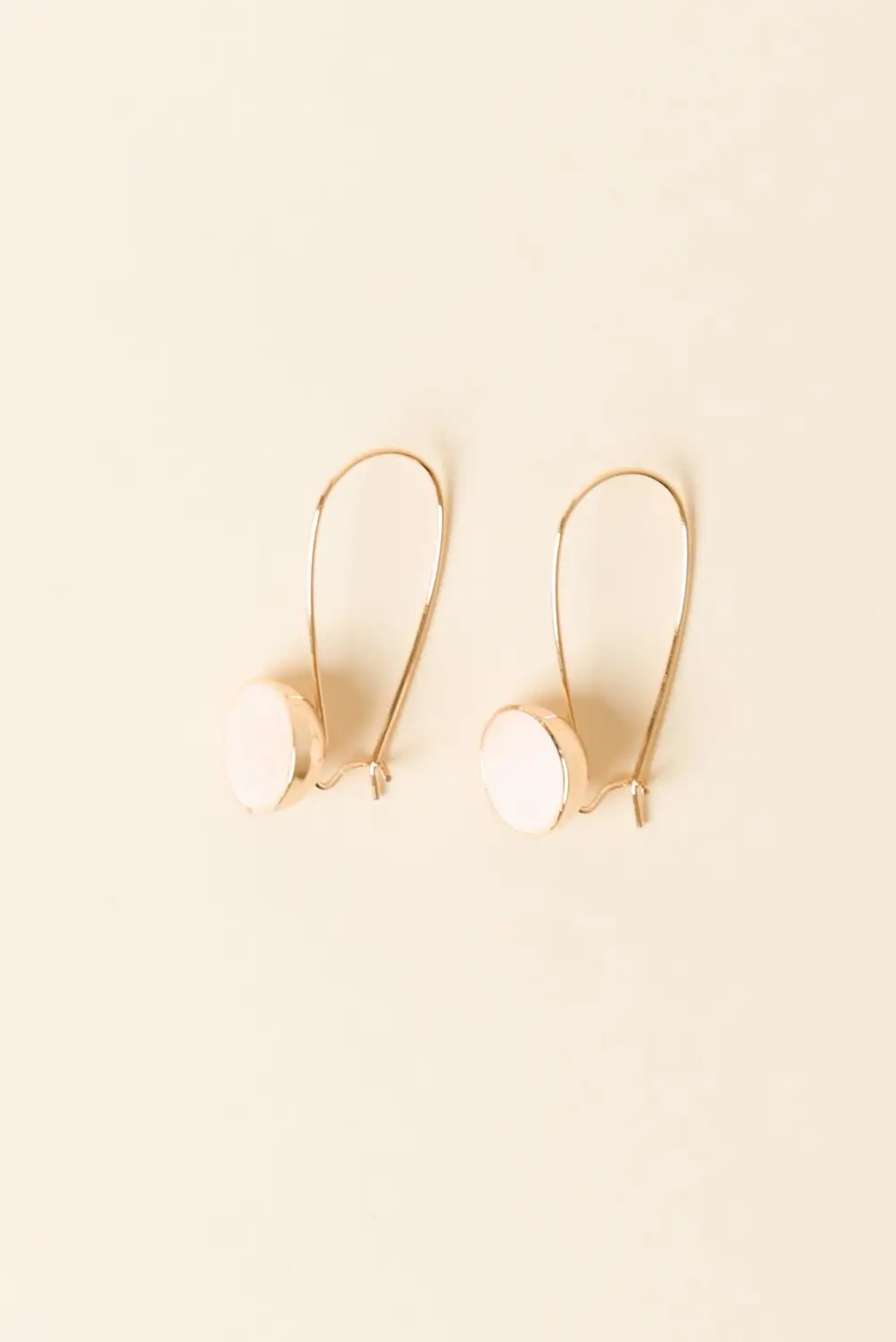 Hook Circular Drop Earrings