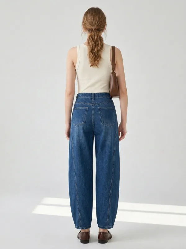 Women's Wide Leg Casual Denim Jeans