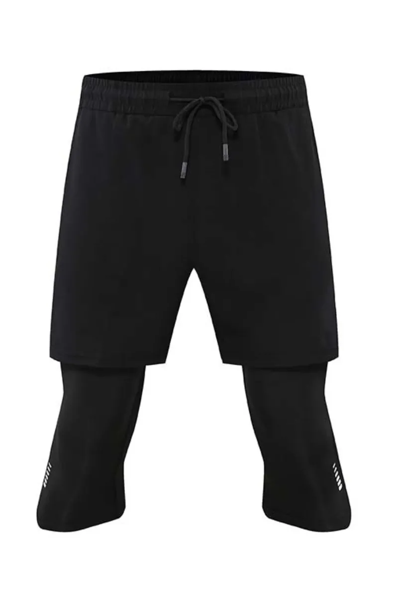 Outdoor Motion Quick Dry Breathable Drawstring Athletic Shorts