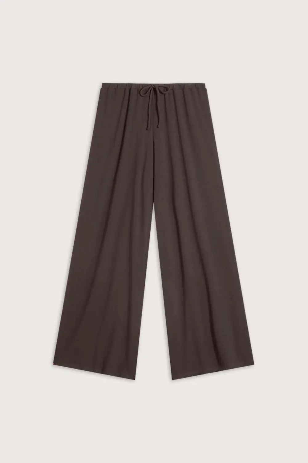 Relaxed Rib Drawstring Trousers