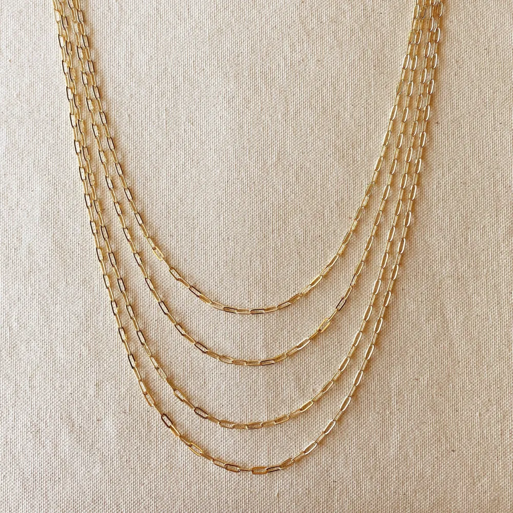 Modern Modern Paperclip Chain Necklace