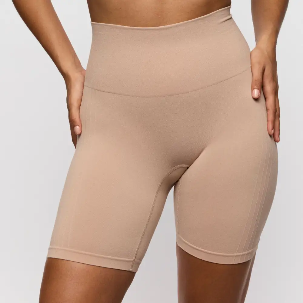 Women's High Waist Seamless Elastic Waistband Cotton Gusset Cotton Soft Fabric Shaping Panty
