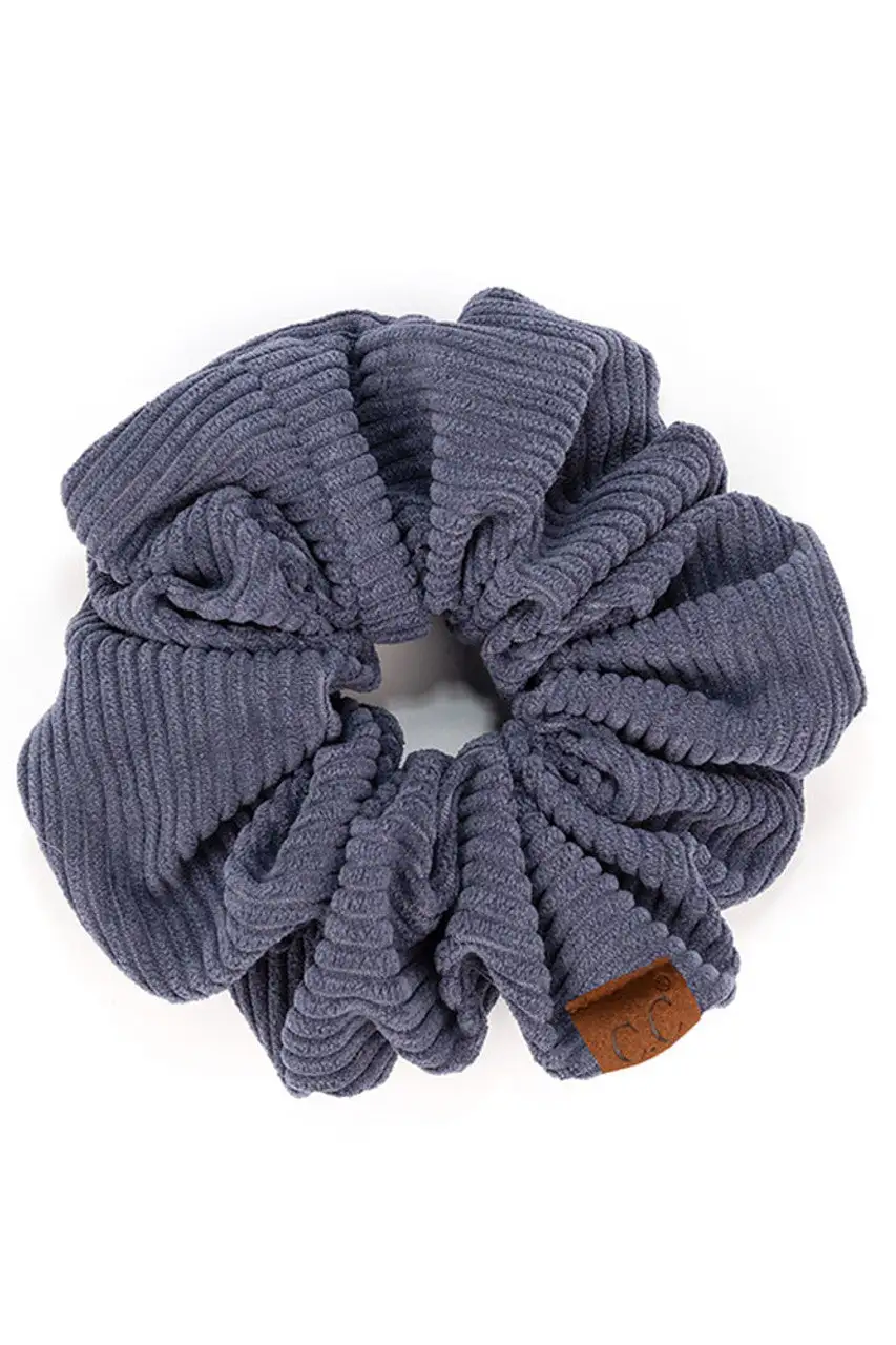 Corduroy Soft Hair Scrunchie