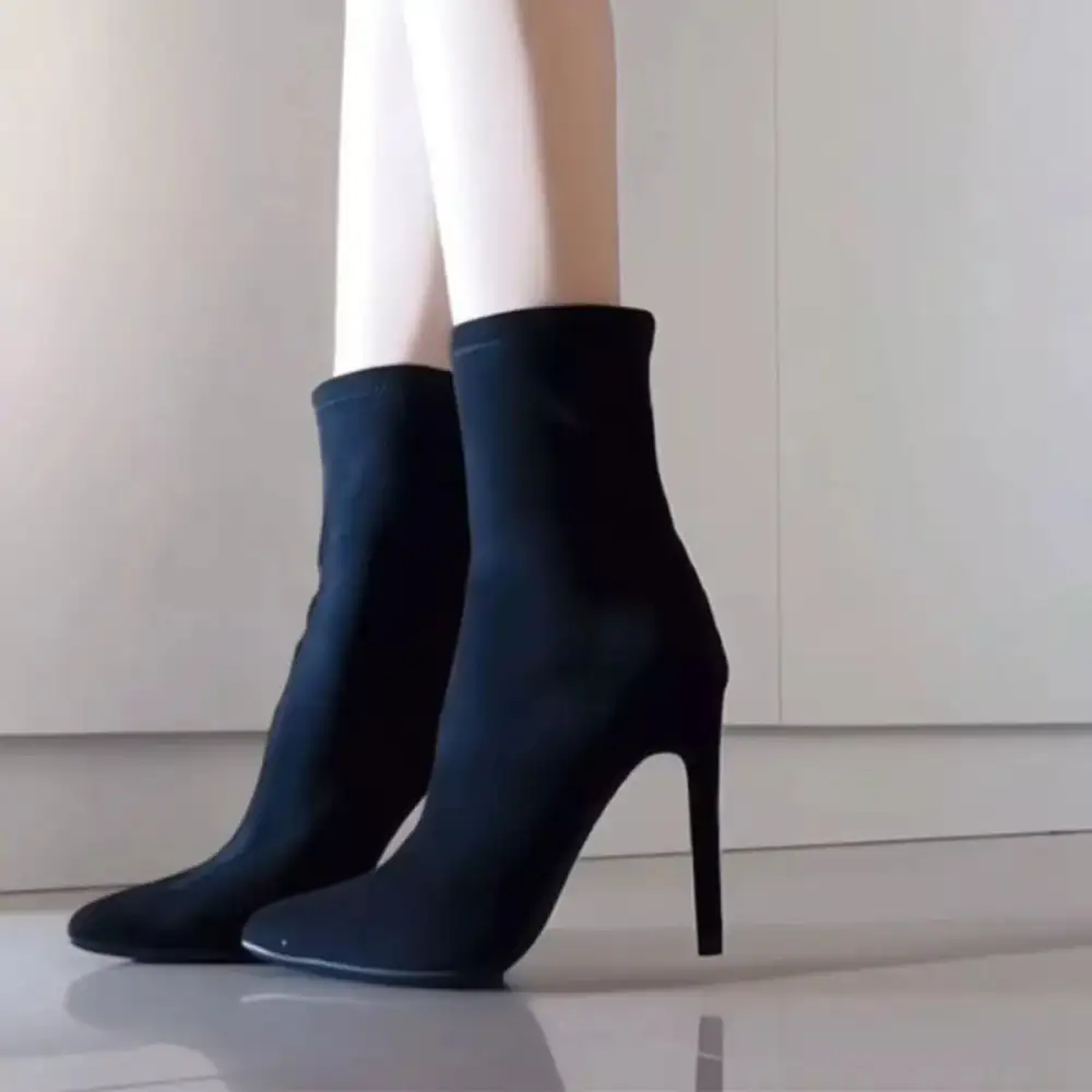 Classic Pointed Toe Stiletto Boots