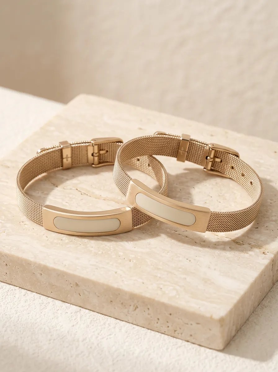 Couples Touch Modern Bracelet Set