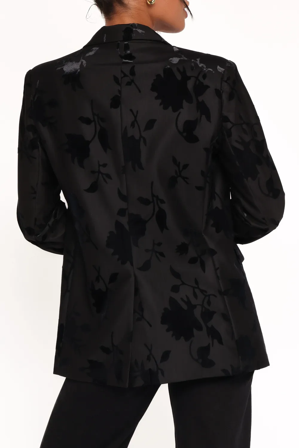 Burnout Velvet Blazer