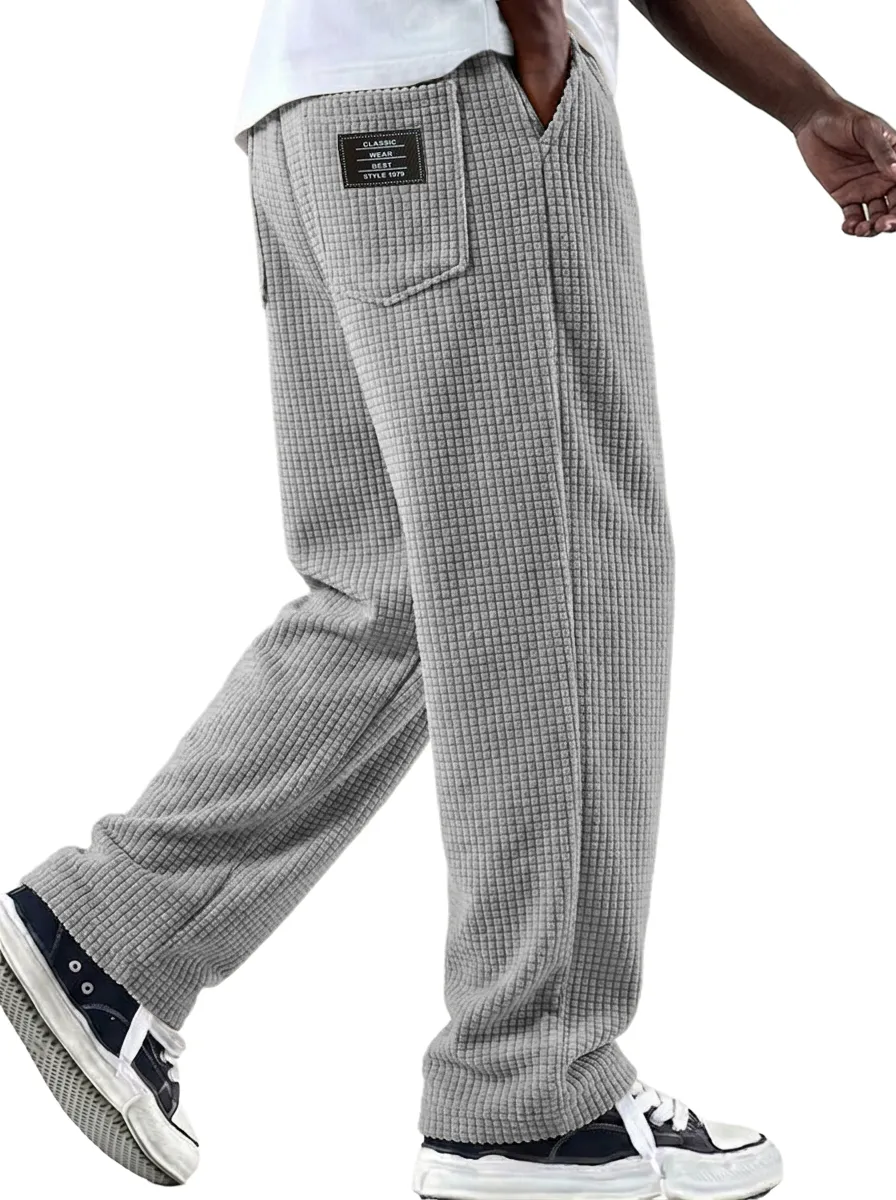 Corduroy Textured Casual Pants