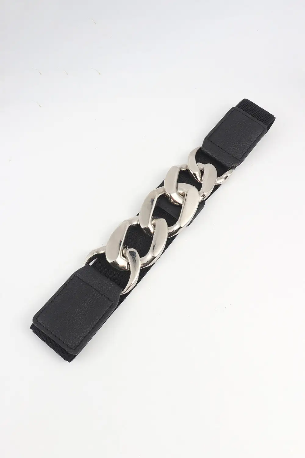 Chain Detail Elastic Waist Belt