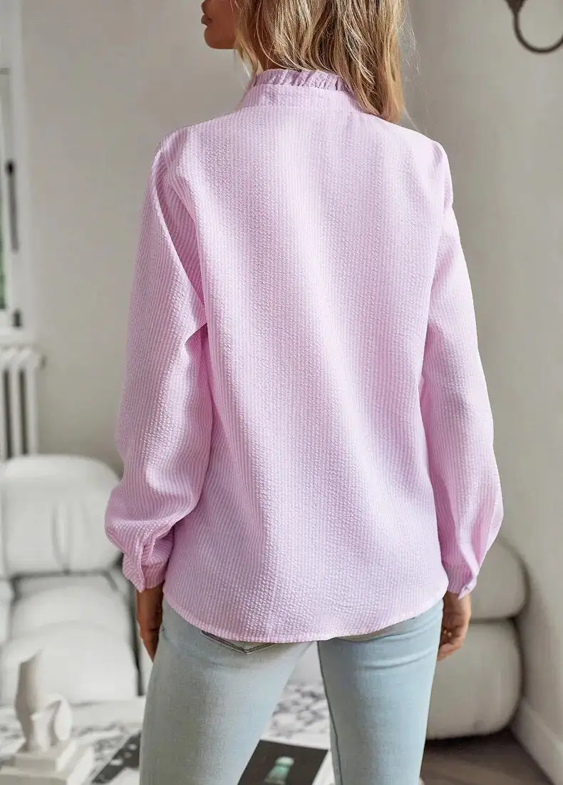 Relaxed Ruffle Shirt