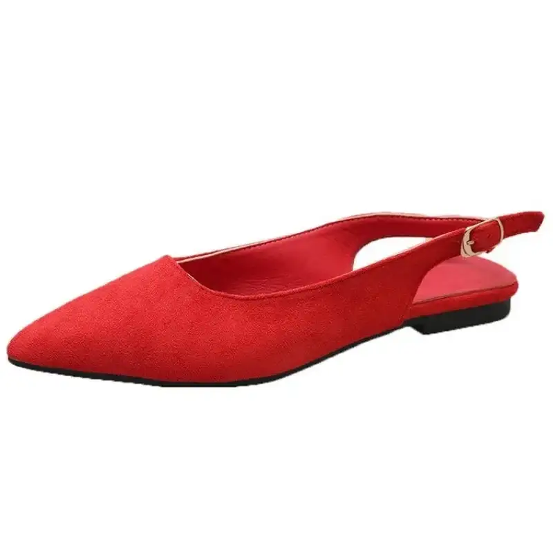 Slingback Pointed-Toe Flats