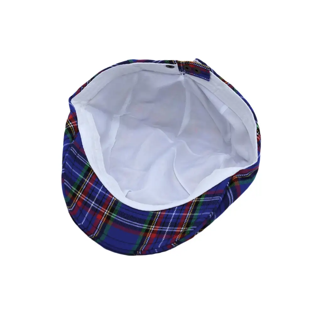 Plaid Outdoor Newsboy Cap