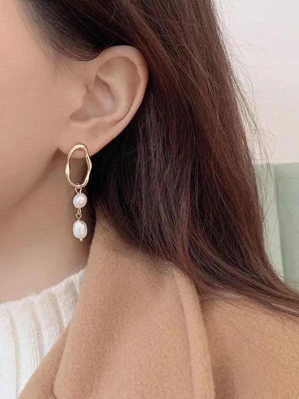 Contemporary Romantic Accent Earrings