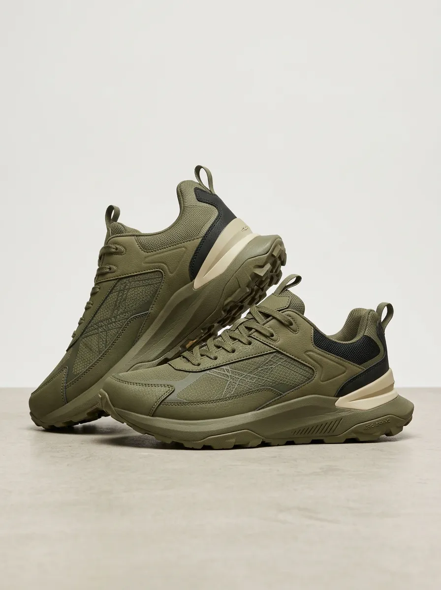 Tactical Inspired Casual Printed Sneakers