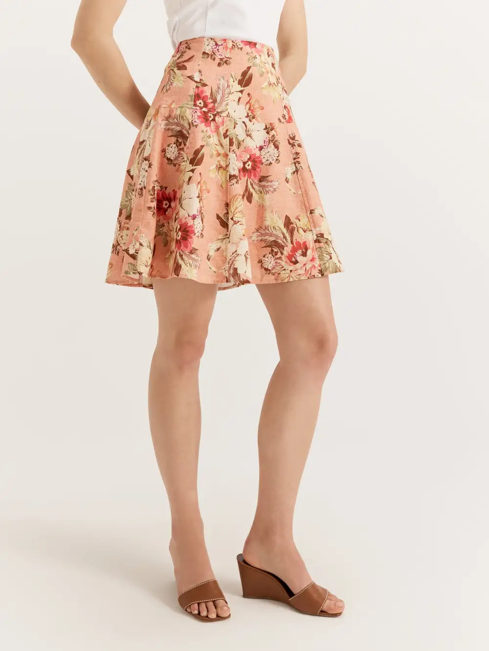 Floral Mini Skirt