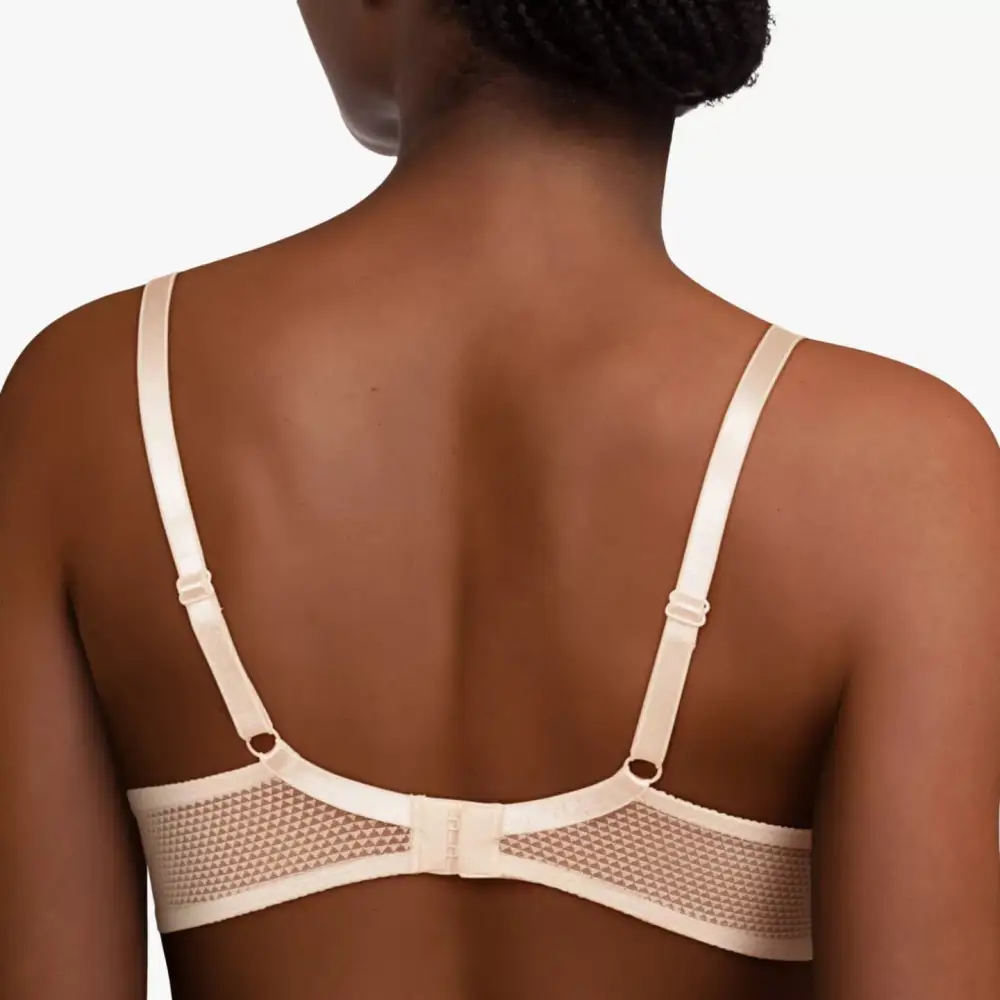 Women's Push-Up Plunge Padded Lace Mesh Smoothing Bra
