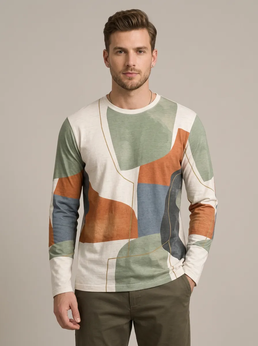 Men's Long Sleeve Casual Style Classic Layering Shirt