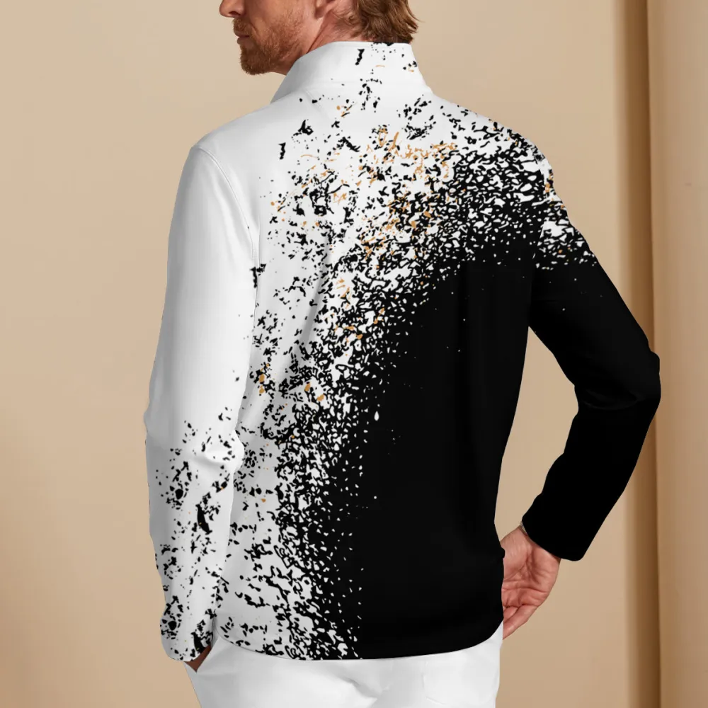 Classic Lightweight Long Sleeve Pullover Golf Shirt