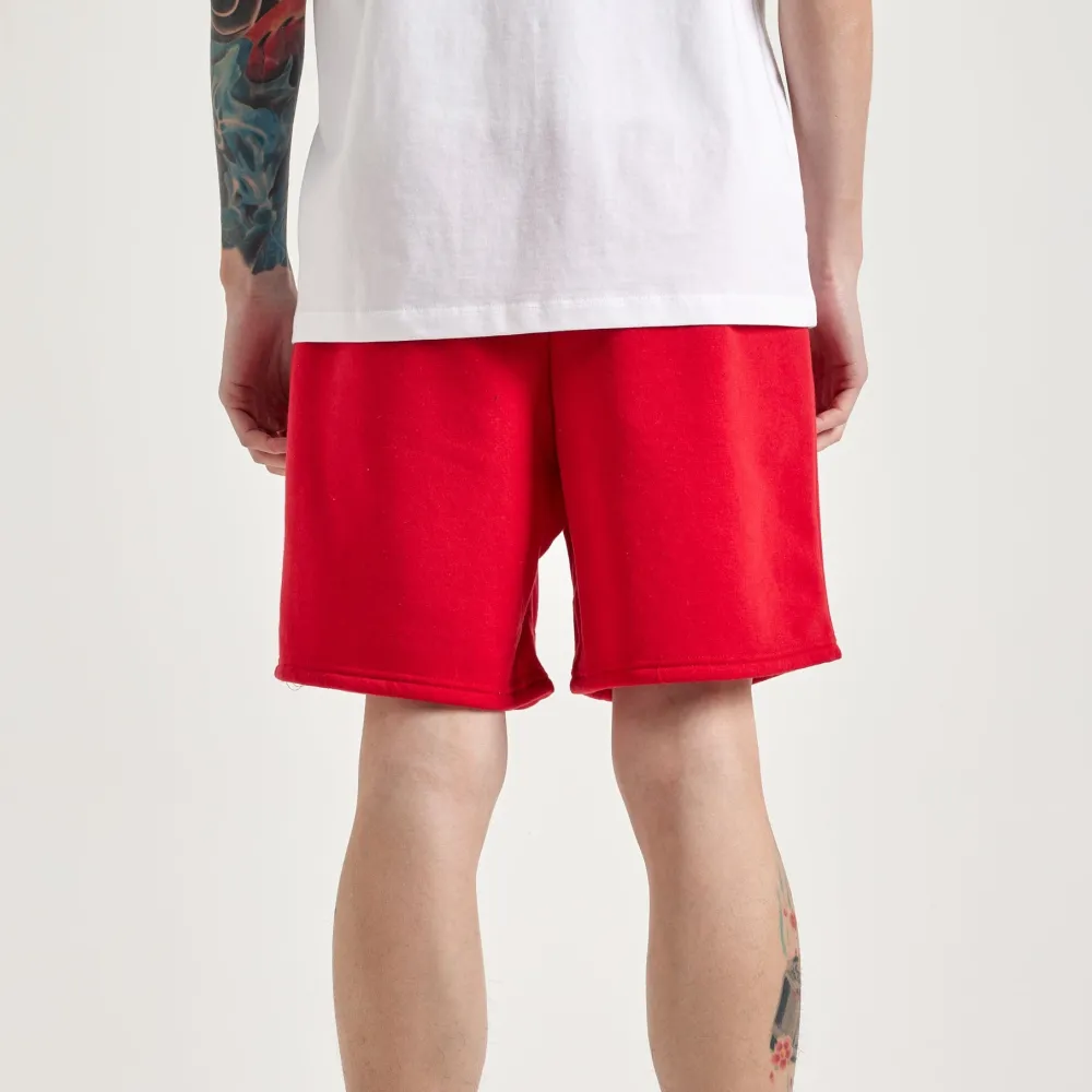Distressed Casual Everyday Fleece Shorts